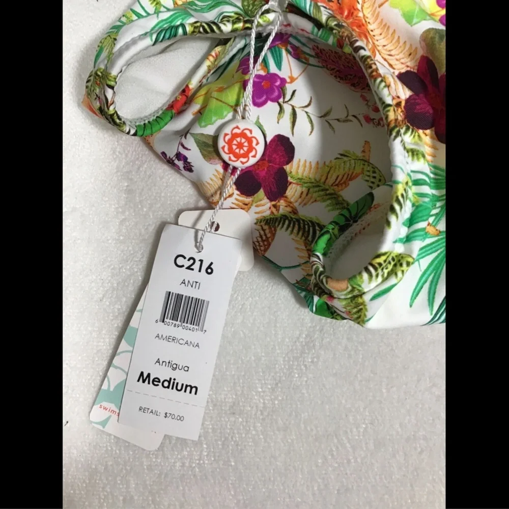 NWT Swim Systems Antigua‎ Americana Bikini Bottom M